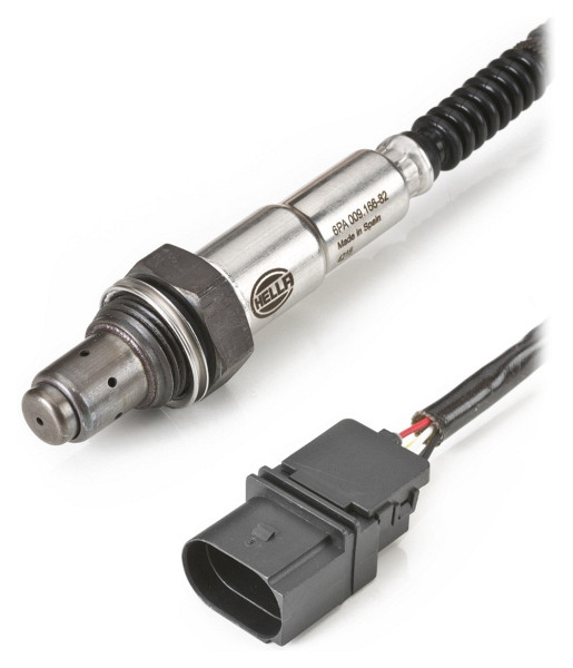 HELLA Lambdasonde, 6-polig, vor Katalysator, Kabel: 1500mm, 6PA 009 166-821