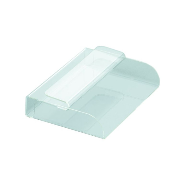 Schneider Fettpapierhalter für DIN A 5 (255x185x65 mm), Acrylglas, transparent, selbstklemmend, 172002