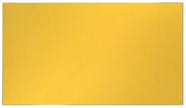 Nobo Impression Pro Filz-Notiztafel Widescreen 85", Farbe: Gelb, 1915433
