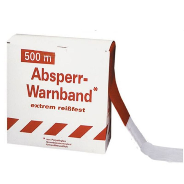 Stein HGS Absperrband 'Reißfest', ohne, 250 m, VE: 5 Rollen, 12959