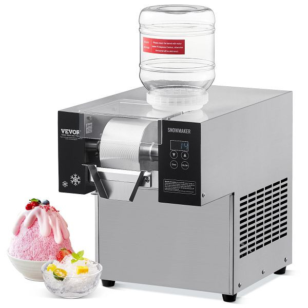 VEVOR Kommerzielle Schneeflocken-Eismaschine, 80kg/24h Eisrasierer Edelstahl, FLXNBJFLLEDPEG7B6V2
