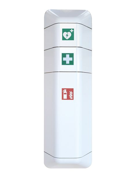 Eichner Aufsatz für Notfall-Designschränke, Größe: 200 x 433 x 225 mm, rot, 9127-01112