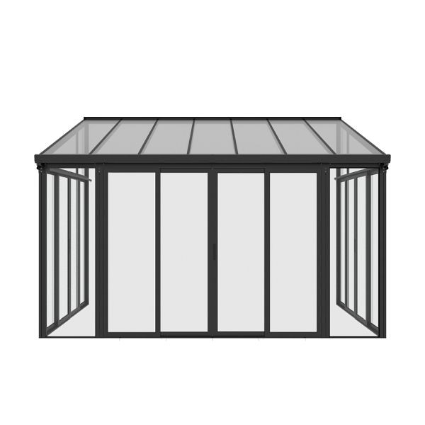 HOME DELUXE Wintergarten AMARIS - Anthrazit 312 / 224 x 428 x 300 cm, 49975