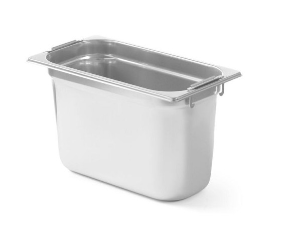 Hendi GN-Behälter mit einklappbaren Griffen, GN 1/3, 7,8L, (H)200mm, 803509