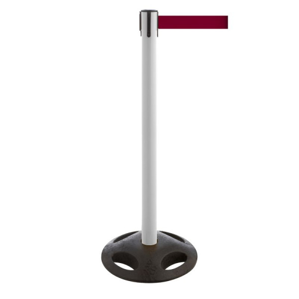 Stein HGS Personenleitsystem -P-Line Utility-, weiß, burgunder, mit magnetischem Gurtendstück, 12828m-1504