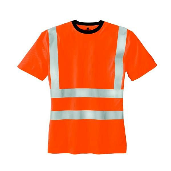 teXXor Warnschutz-T-Shirt HOOGE, Größe: XXL, Farbe: leuchtorange, 7009-XXL