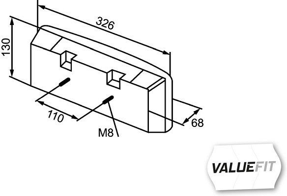HELLA VALUEFIT Heckleuchte, Valuefit, Glühlampe, Anbau/geschraubt, Lichtscheibenfarbe: rot/gelb, Stecker: Flachstecker, links/rechts, 2SD 357 031-001