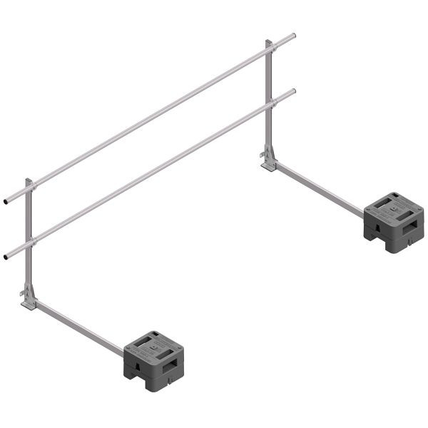 HYMER HYGHTS Geländersystem, Standard, EN 13374 A, mit langem Ausleger, 30 Laufmeter, 30511430