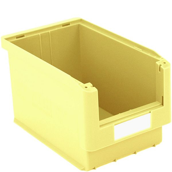BITO Sichtlagerkasten SK Set /SK3522 350x210x200 gelb, inklusive Etikett, 10 Stück, C0230-0014