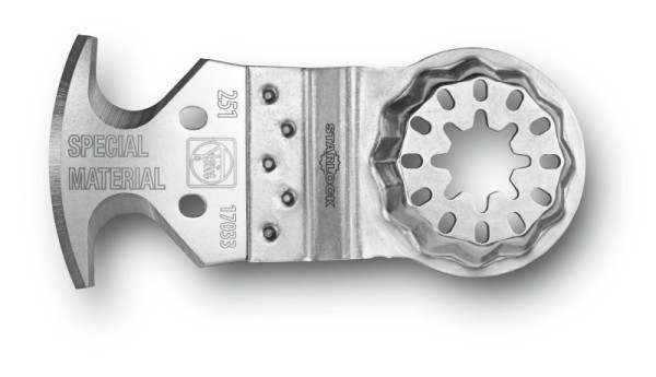 Fein Multimesser, Aufnahme SL, Zum Schneiden von Teppich, PVC-Boden, Karton, Bitumenschindeln und Dachpappe, 63903251210