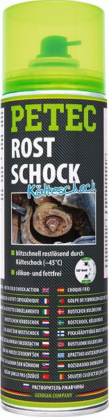 Petec Rostschock Kälteschock Spray, 500ml, VE: 6 Stück, 70150