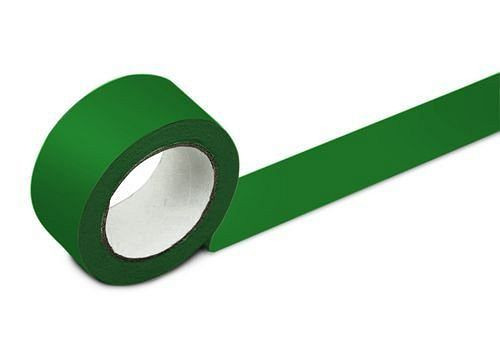 DENIOS Bodenmarkierband, 50 mm breit, grün, VE: 2 Rollen, 137136