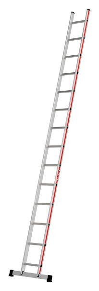 HYMER Sprossenanlegeleiter, 14 Sprossen, Länge 4,03 m, 401114