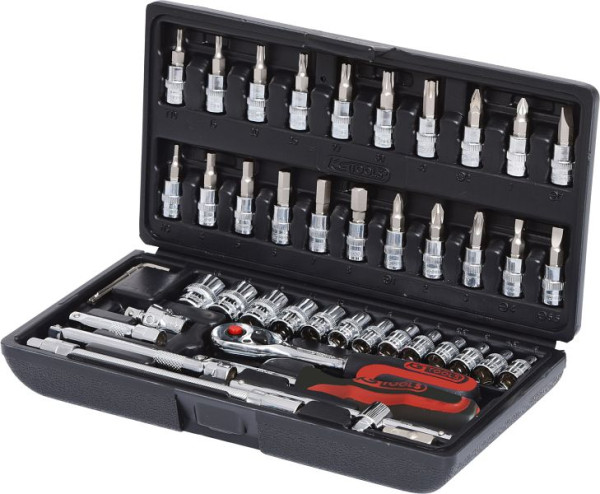KS Tools 1/4" CHROMEplus Steckschlüssel-Satz, 46-teilig, 918.0646