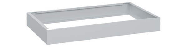 C+P Unterbauten Classic PLUS, C auf 100 mm hohem Sockel, Lichtgrau, 100 x 900 x 500 mm, Stahl-Sockel, 08000-7000905 S10000