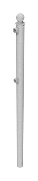 Schake Schutzgeländer / Rabattengeländer, Standpfosten für Ober- und Knieholm zum Einbetonieren, Endpfosten für Ober- und Knieholm, feuerverzinkt, 467_11