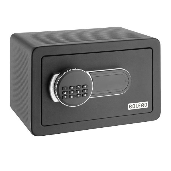 Bolero Standard Hotelsafe Schwarz 200x310x200mm, HP950