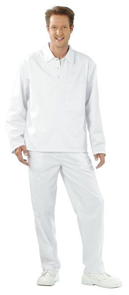 Planam Food Herren Schlupfhemd, reinweiß, Größe S, 5370044