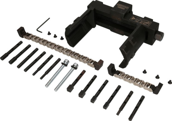 KS Tools Vario-Muttern- und Kappenschlüssel-Satz, 14-teilig, 450.0190