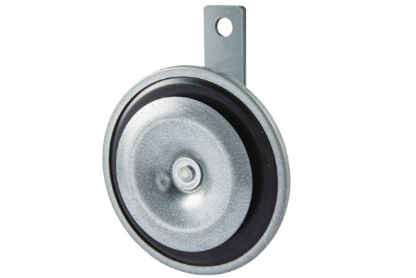 HELLA Horn, M26, 12V, 115dB(A), Frequenzbereich: 400Hz, Hochton, Gehäusefarbe: grau, Flachsteckanschluss, 3AL 002 952-811