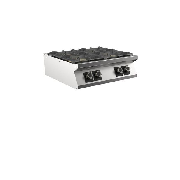 Mareno M1-700 Gaskocher 4 Brenner, 80cm, 800(B)x750(T)x250(H)mm, PC78GT, 171.103
