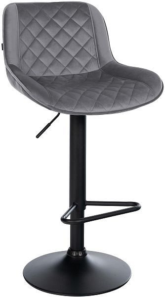 CLP Barhocker Kasson Samt, dunkelgrau, 325775, 4255716349349