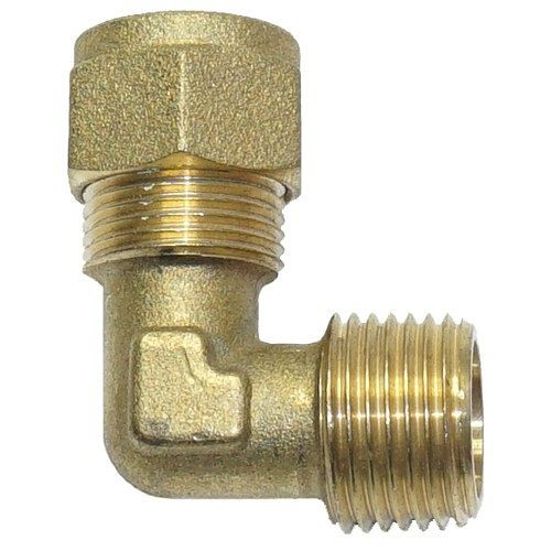 AEROTEC Eckwinkel 1/2 Zoll AG - 15 mm Rohr - 90 Grad - mit Quetschring, 9053663-PS