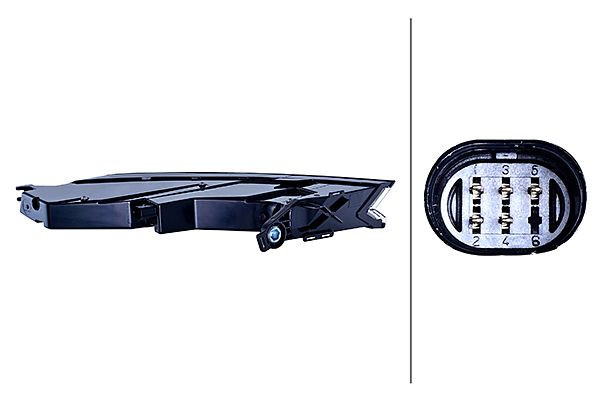 HELLA Heckleuchte, LED, für u.a. Porsche Taycan (Y1A), ECE, für Rechtsverkehr/für Linksverkehr, links, 2SD 015 386-551