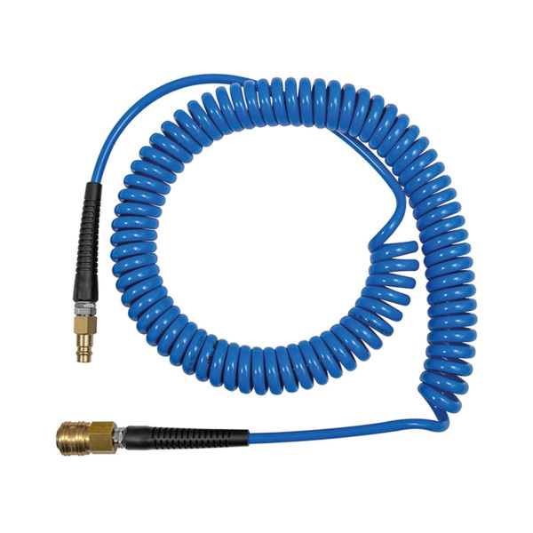 Riegler Spiralschlauch-Standardkupplung-Set, PU, Schlauch-ø 8x5, 3,0 m, 158174