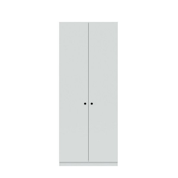 Bisley Flügeltürenschrank Pren, Ohne Schloss, 4 Fachböden für 5 OH, H 1970 x B 800 x T 500 mm, 005 weiß, PNC08194SNLL005