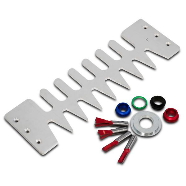 BAMATO Schablone passend für BAMATO Zinkenfrässchablone BFS-350, BFS350S1