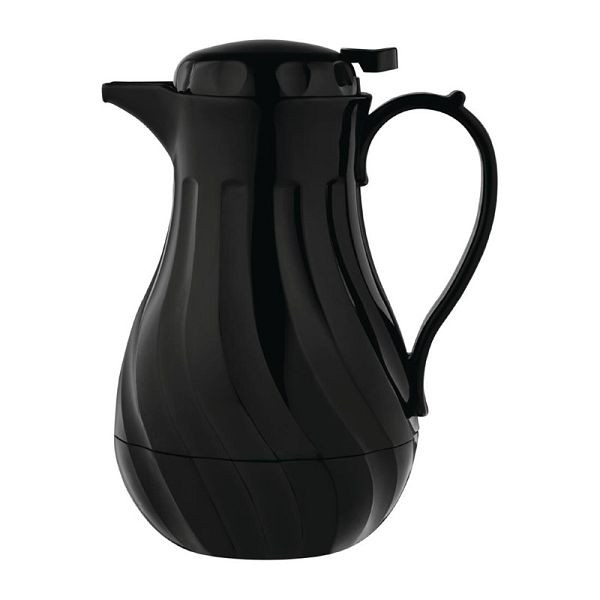 Olympia Swirl Isolierkanne schwarz 2L, isoliert, um Wärmeverlust zu vermeiden, GL970