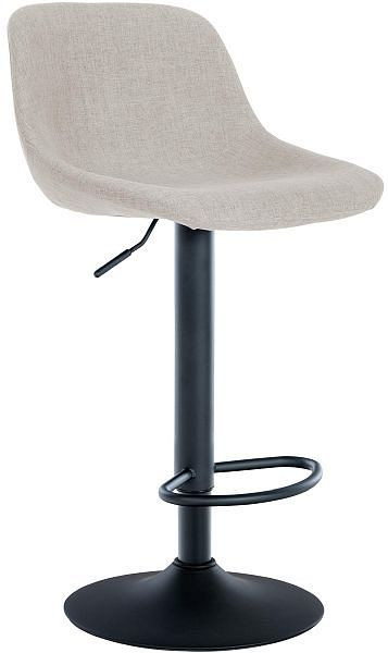 CLP Barhocker Loft Stoff, creme, 321077, 4251756480530