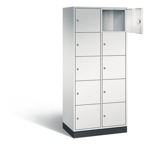 C+P XL-Schließfachschrank Intro, H1950xB820xT490mm, Farbe: Lichtgrau, 8570-202 S10015