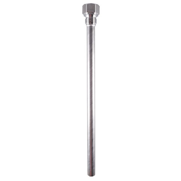 JUMO Schutzhülse zum Einschrauben, Einbaulänge 300 mm, Edelstahl, Innendurchmesser: 13,5 mm, 60696033