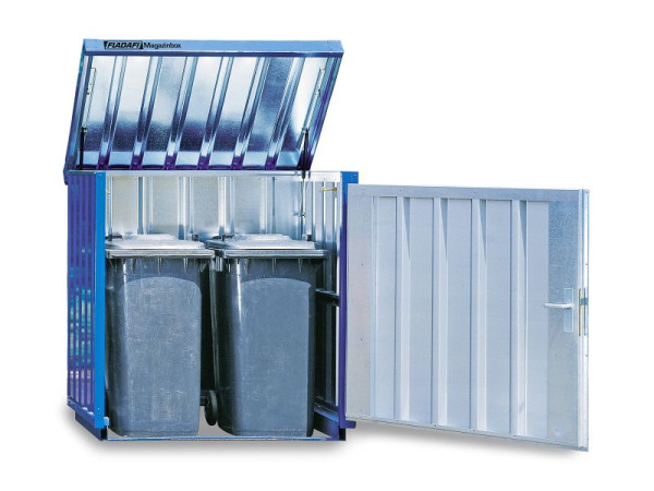 FLADAFI Magazinbox MB 2, verzinkt, montiert, ohne Boden, 1.420 x 1.080 x 1.470 mm, F2603-F911