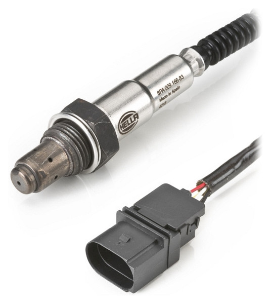 HELLA Lambdasonde, 6-polig, Kabel: 800mm, 6PA 009 166-831