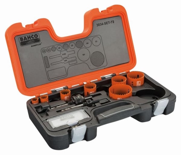 Bahco Lochsägen-Satz, 9-teilig, 3834-SET-72, 7311518044992