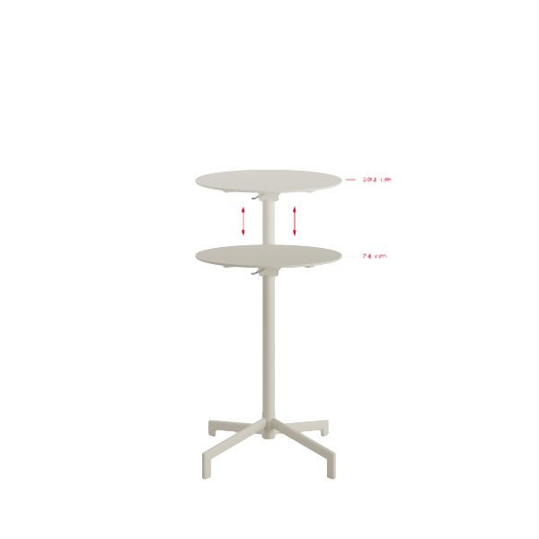 BEST Versa, Terrassen-/Stehtisch, Beige, 20502, 8719979470586