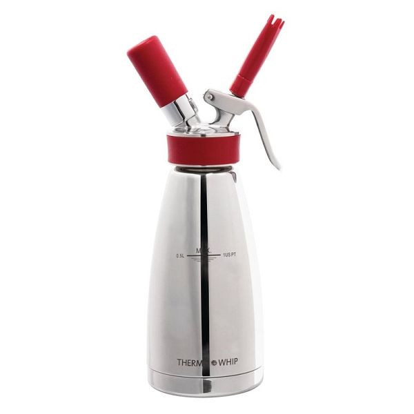 ISI Thermo Schlagsahnesprüher 500ml, Verwendung mit Kartuschen K652 oder CB505, CB503