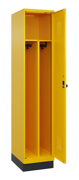 C+P Spind Evolo PLUS, mit Sockel, 1 Abteil, 1950x400x500mm, 1023/1023, Verschluss Drehriegel, 049020-12F S10022