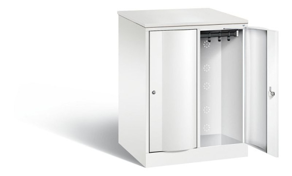 C+P XL-Schließfachschrank Resisto, H1077xB772xT640mm, Farbe: Verkehrsweiß, 8271-273 S10077