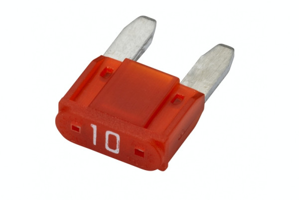 HELLA Sicherung, Mini-Flachstecksicherung, mit LED, 10A, Spannung bis: 32V, rot, 8JS 728 596-212