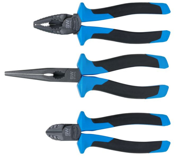 SW-Stahl Zangensatz, 3-teilig, 40800L, 4033592142748