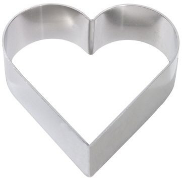 Contacto Alu-Tortenring HERZ 16 cm, 639/160