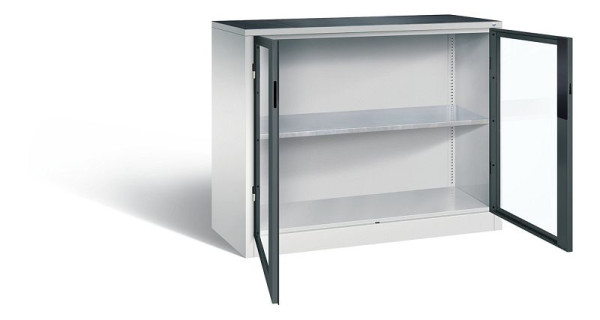 C+P Werkzeugschrank Acurado, H1000xB1200xT500mm, Farbe: Lichtgrau / Anthrazitgrau, Muldengriff, 8831-055 S10193