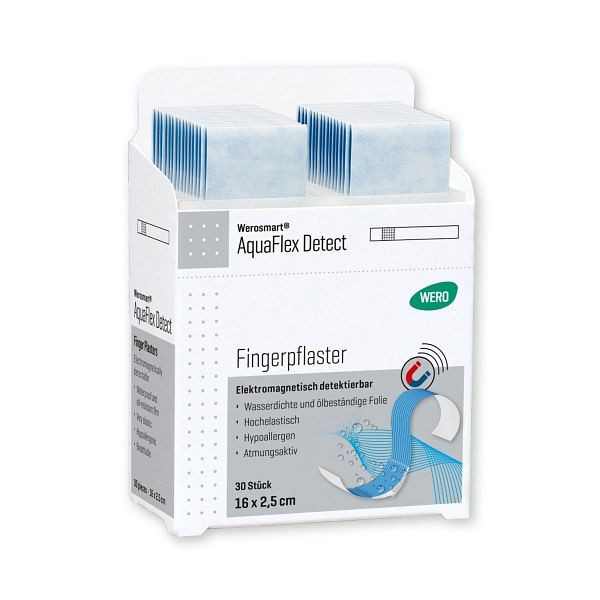 WERO Werosmart AquaFlex Detect Fingerpflaster, 16 x 2,5 cm, VE: 30 Stück, 180741