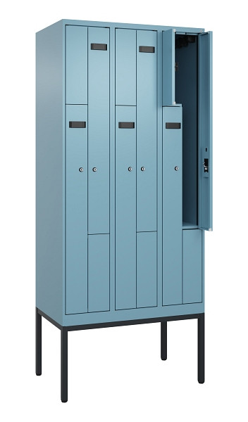 C+P Z-Spind Evolo PLUS, Gestell, 6 Fächer, 2120x900x500mm, 0010/0010, Zylinderschloss, 0490337-306 S10048