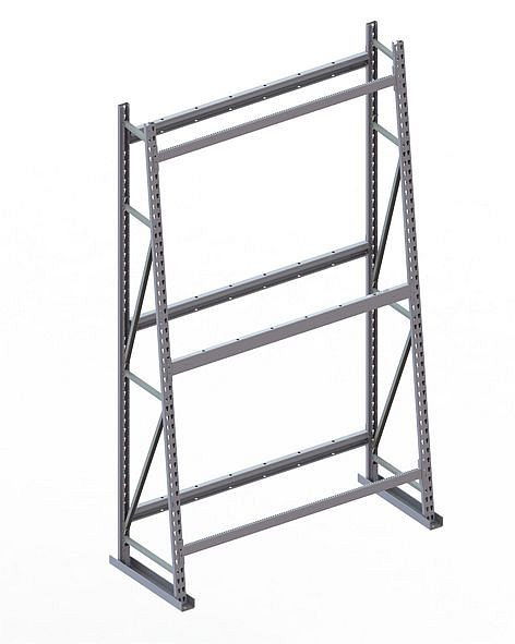 Meta MINI-RACK Profillagerregal GR ES 2500/1400/500 mm, RAL7035, 20076675