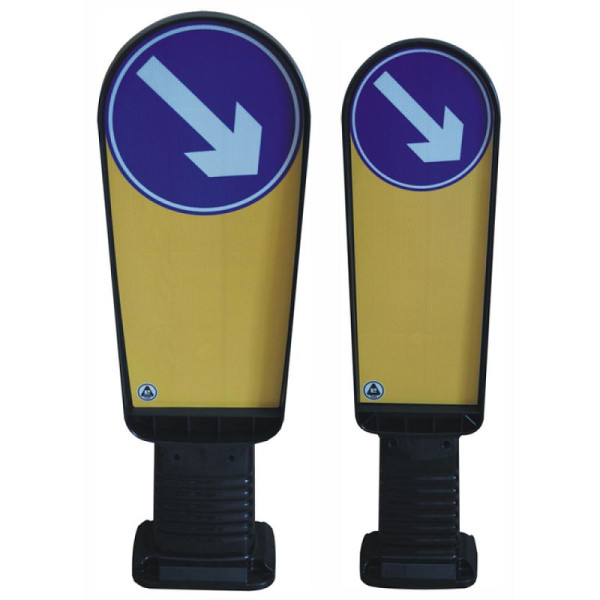 Stein HGS Flexibake für Verkehrsinsel, rechts- oder linksweisend, 900 x 220 mm /rechtsweisend, 34135